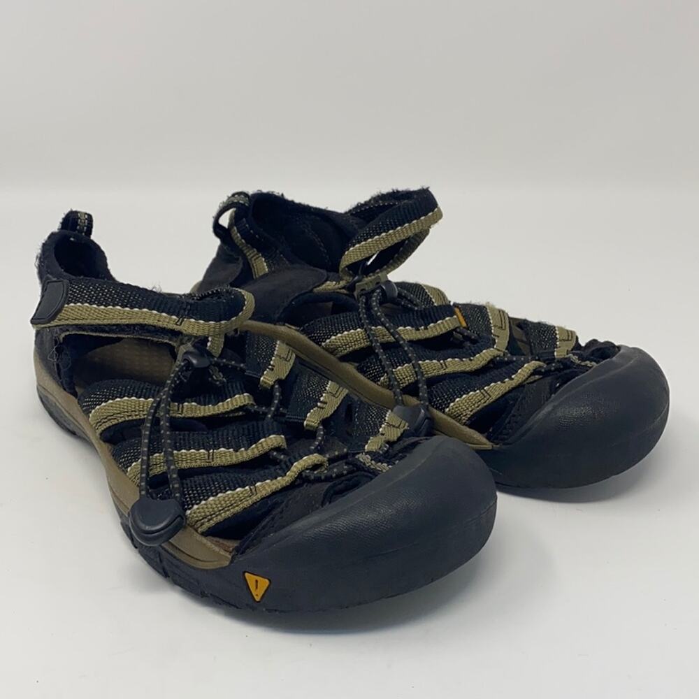 Keen Youth Boys Black & Brown Waterproof Sandals Size 4